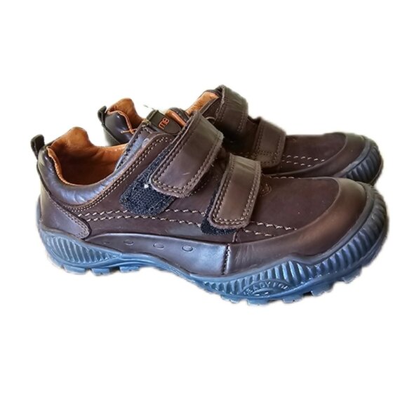 MB by Minibel kids boys leather velcro shoes brown size 33 Eur 1.5 US - Picture 3 of 7